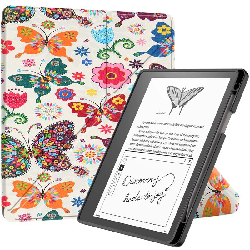 Cute transform stand case for Kindle Scribe soft shockproof cover with pen slot KindleScribe 10.2 inch protective casing holder