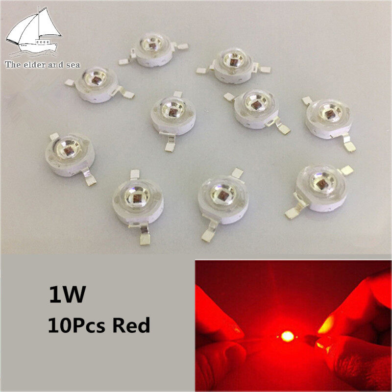 【Ready Stock】10Pcs/Set 1W LED Beads Super Bright Lamp Beads Night Light for Flashlight Stage Yard Bulb