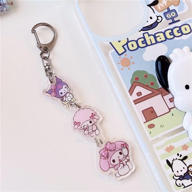 [COD]Thailand Point Sanrio Keyring Pompurin My melody Kuromi Keychain ...