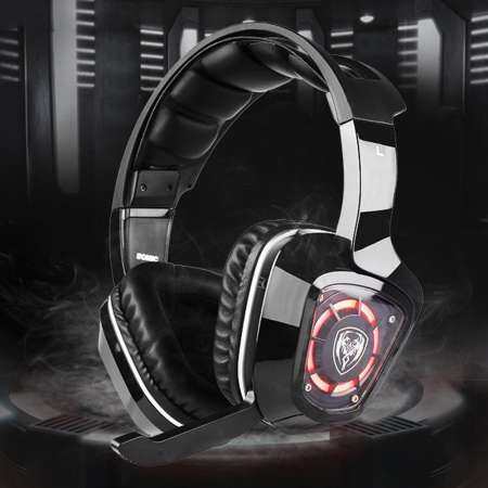 Somic 910i Virtual 7.1 Surround สาย USB LED พับหูฟังเกม W/MIC