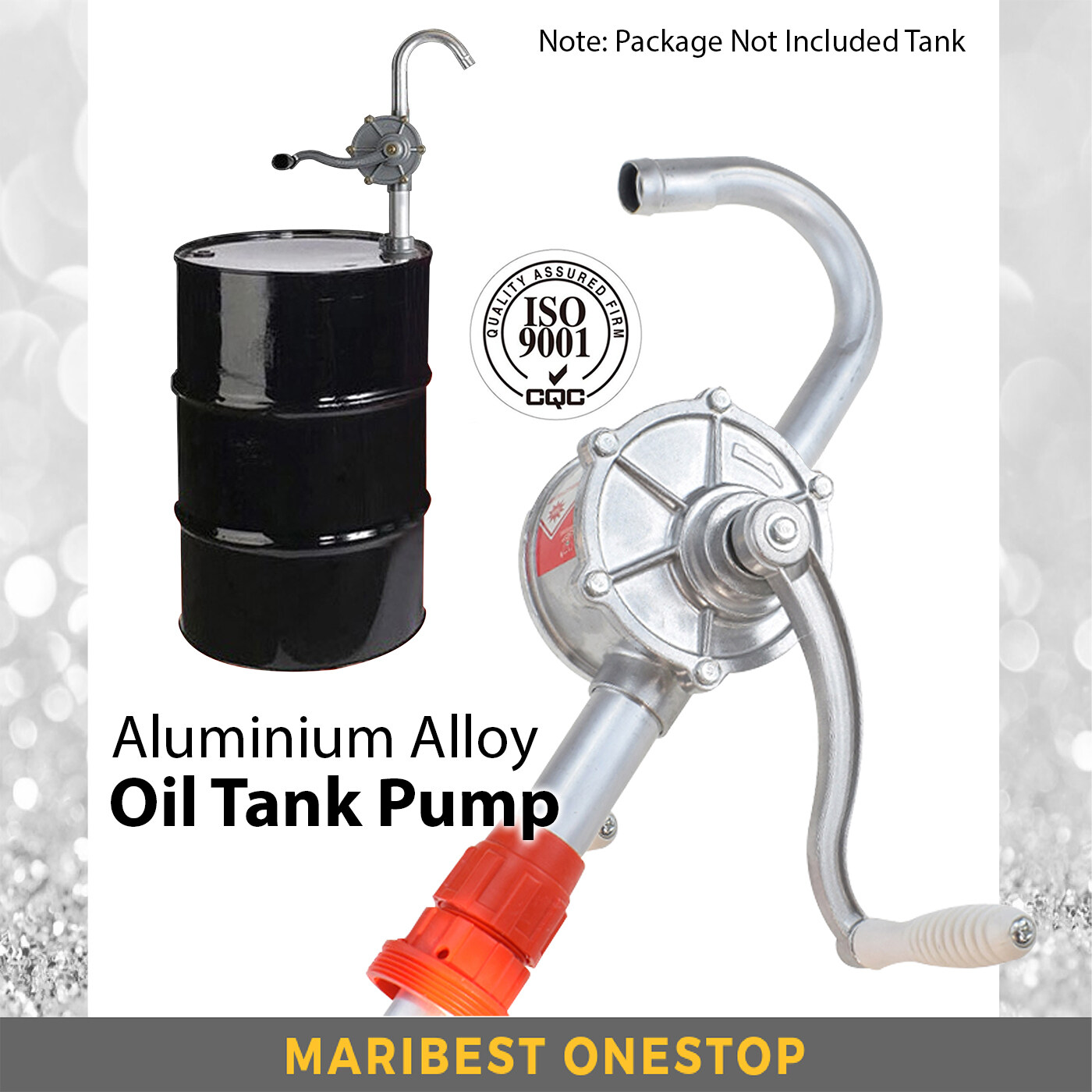 DLE - manual hand fuel pump aluminium