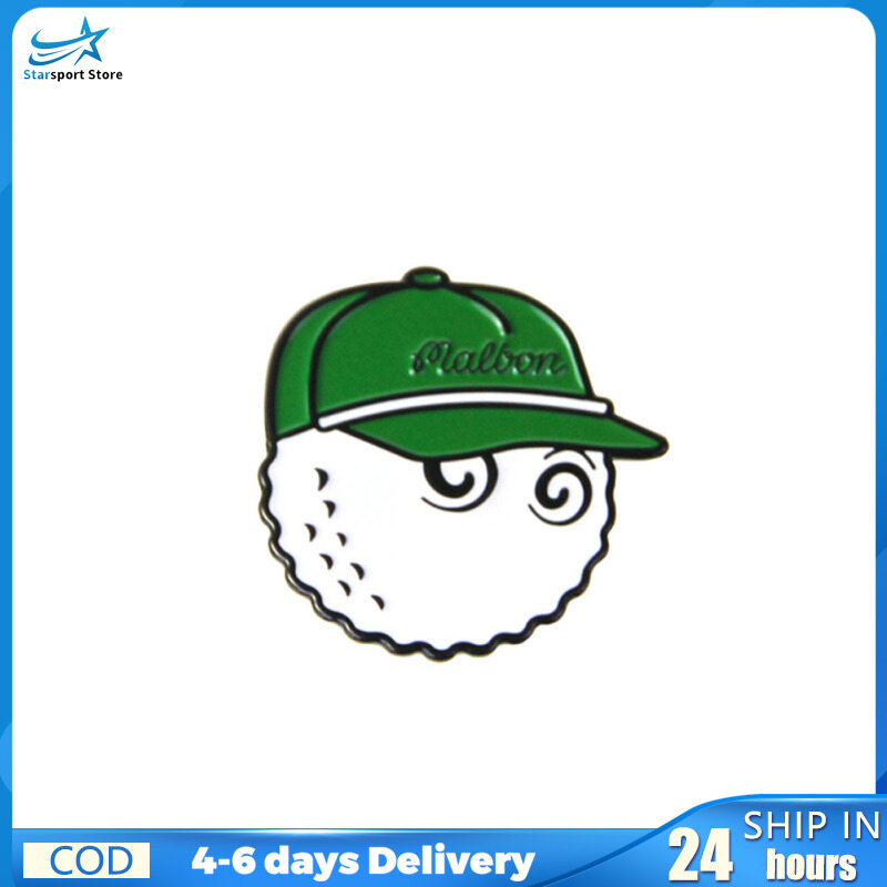 Golf Cap Clip Golf Markers Detachable Magnetic Zinc Alloy Anti-rust Ball Labels Gifts For Belt Pocket