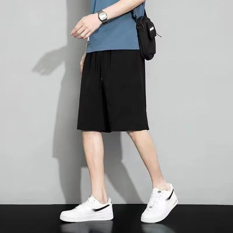 M-5XL đồng bằng quần lửng ngoại cỡ thời trang tất cả các trận đấu giản dị quần ngắn rộng nam giới