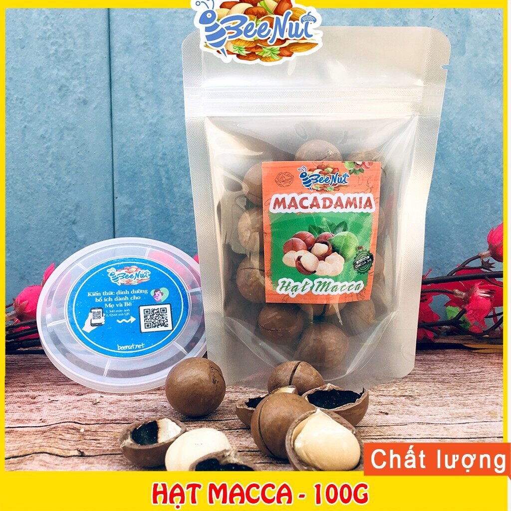 [100G] Hạt Macca (Có Tặng Dụng Cụ Tách Vỏ) - Hạt To, Đều - Chất Lượng Macca Úc