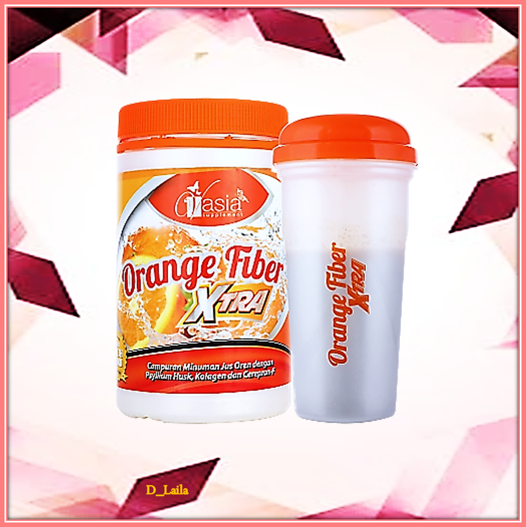 V asia 🌹 Orange fiber Xtra + Shaker Vasia Lazada