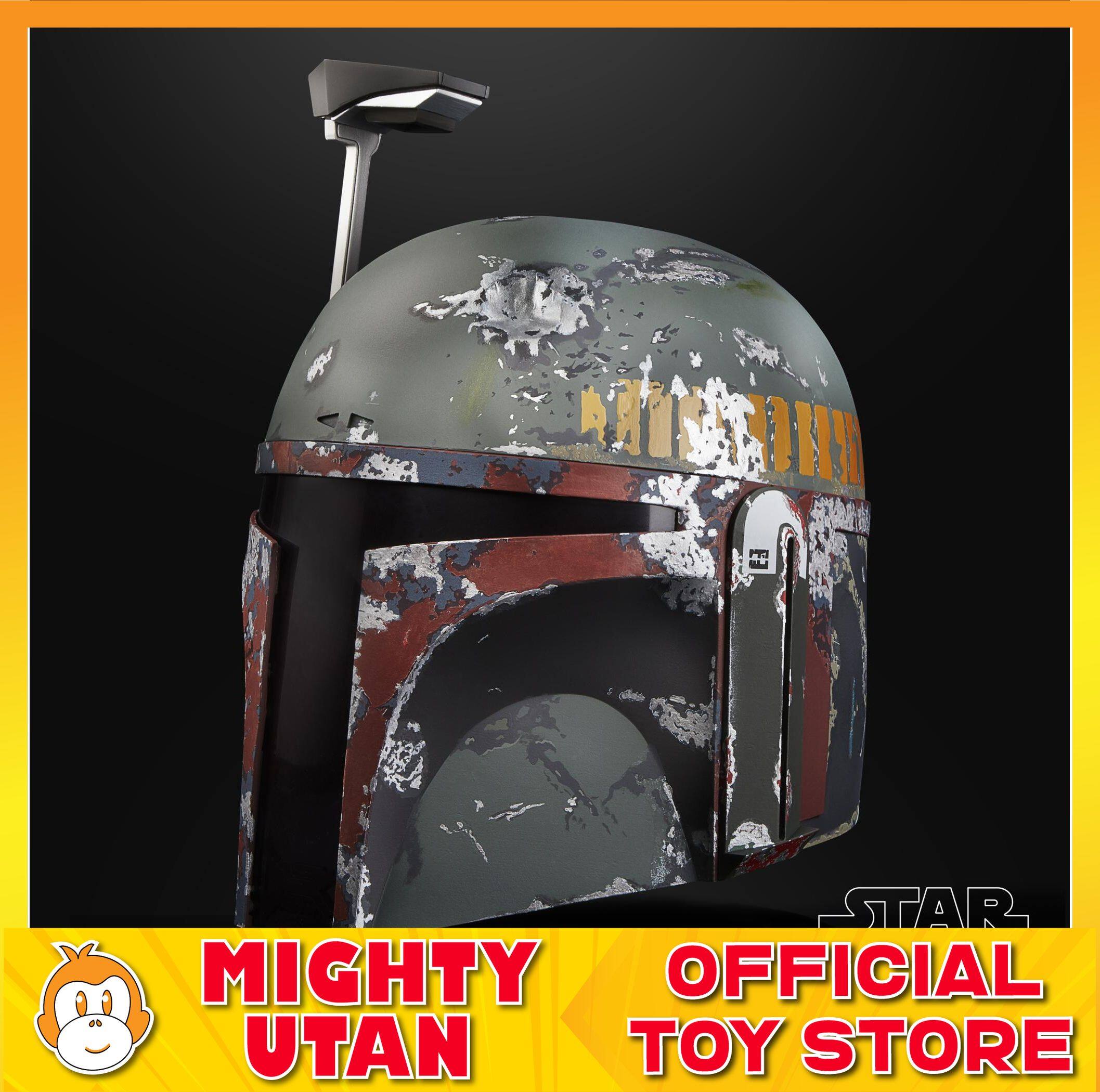 the black series boba fett premium electronic helmet