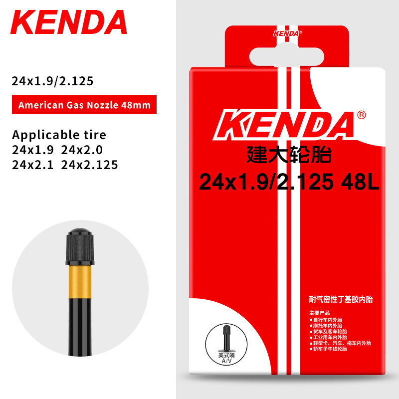 Kenda Presta F//V 26 x 1.9//2.125 Mountain Bike MTB Butyl Rubber Inner Tube New