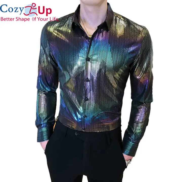 glitter dress shirt