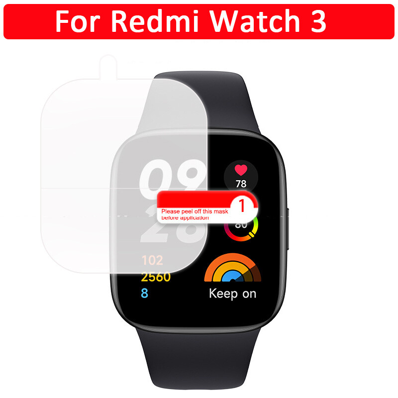 For Redmi Watch 3 clear pmma 3d full screen protector soft hydrogel film