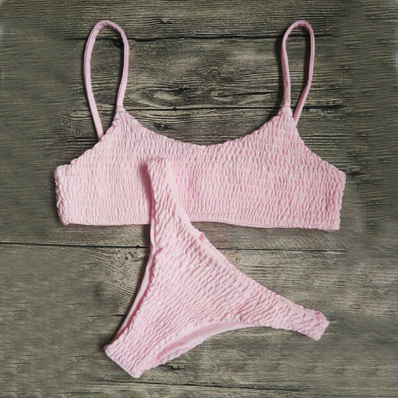Nơi bán ♡Oriental-Beauty Tam Giác Đồ Bơi Tắm Độn Áo Ngực Bộ Bikini Bộ Đồ Bơi Nữ Băng Đẩy