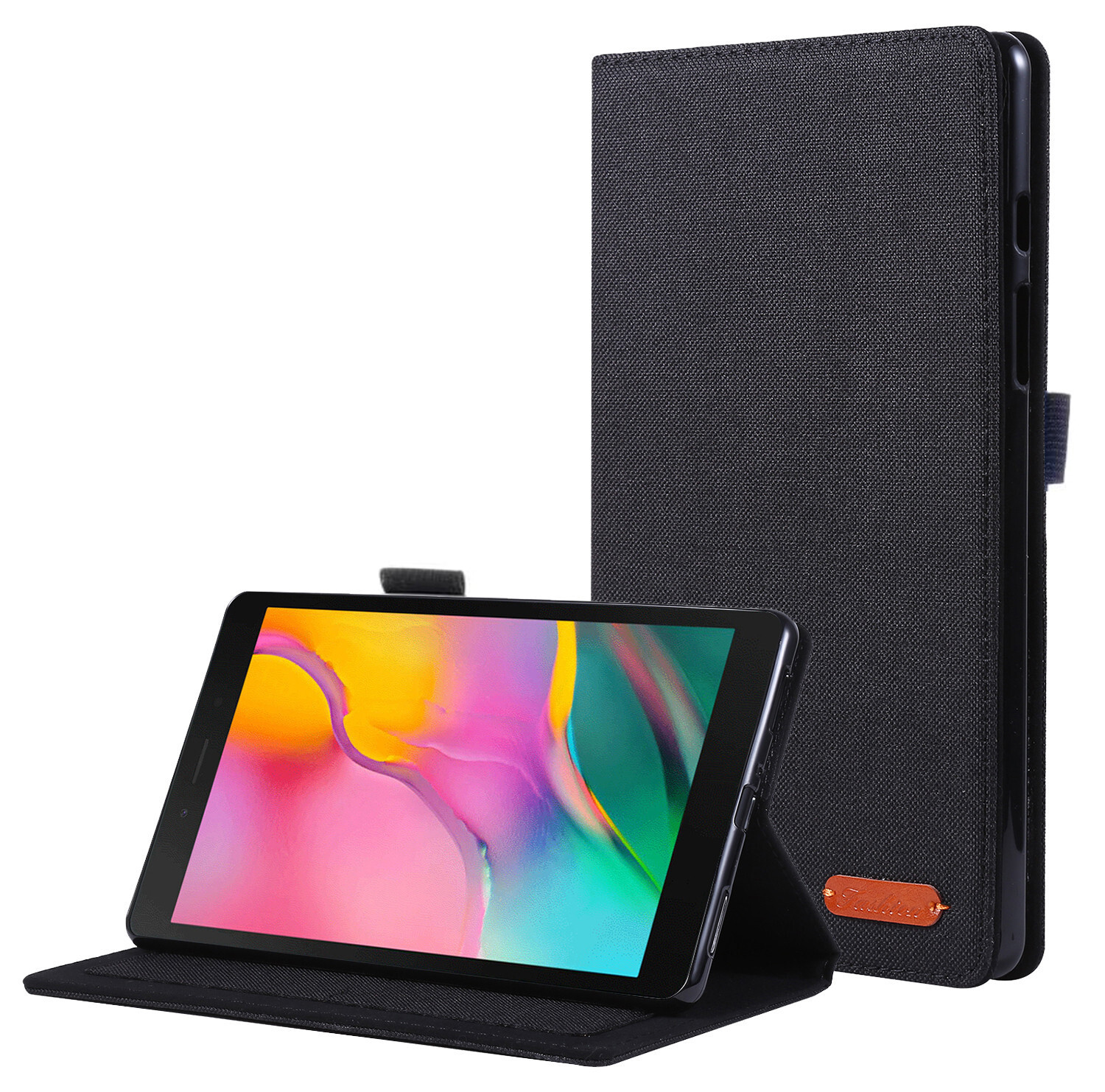 Tablet Flip Case for Samsung Galaxy Tab A7 Lite 8.7" Frosted Denim Style Leather Cover Stand Card slot Fashion Classic SM-T220 SM-T225 T220 T225