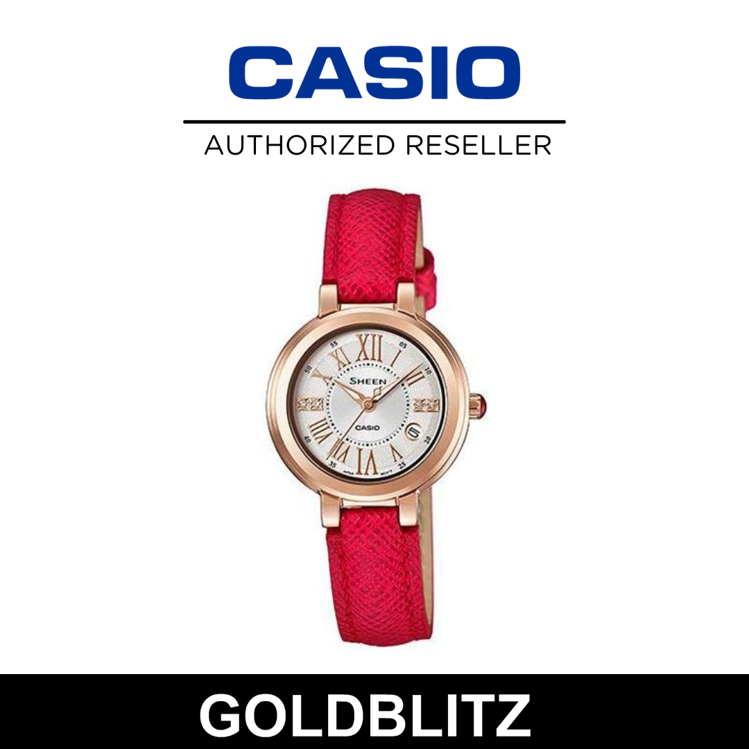 Casio 2024 sheen red