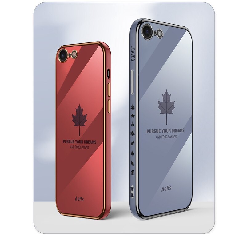 Ốp Lưng Iphone 8 Ốp Lưng IPhone 7 Plus Ốp Lưng IPhone 8 PLUS IPhone 6 6S Plus Ốp Lưng Điện Thoại IPhone SE2 Edge Maple Leaf Fy