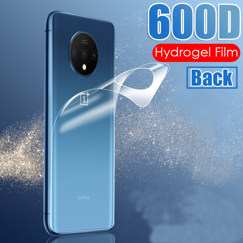 Back full cover 600d hydrogel film on for oneplus 8pro 8+ 6t 7t pro 8 pro 8 lite 1+8 pro 7t 6t screen protector film no glass