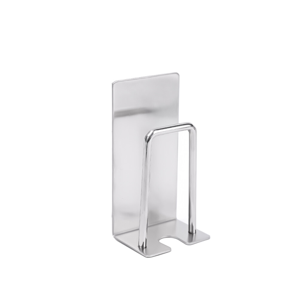 Multifunctional Punch-free Wall-mounted Toothbrush Holder Stainless Steel Hook Water Cup Holder Bathroom Storage Rack