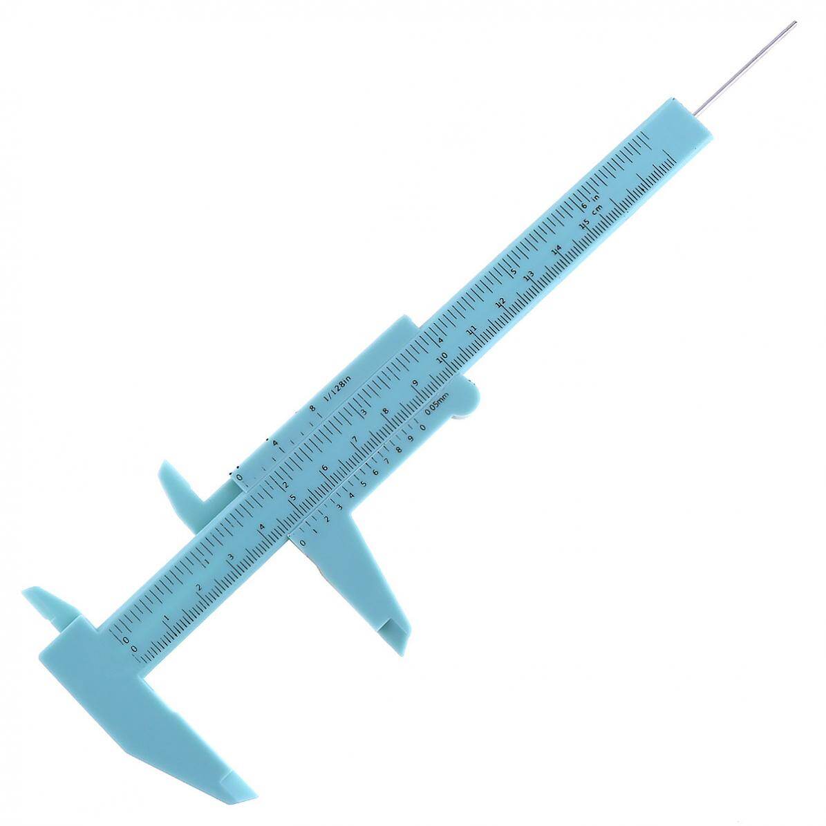 0-150mm Double Scale Plastic Vernier Caliper with Mini Measurement Tool
