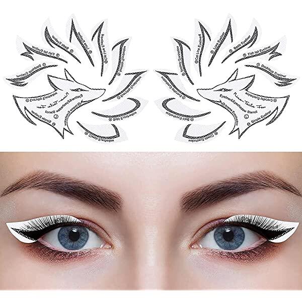 Eyeliner Stencil Smoky Eyeshadow Applicators Eyeliner Fox Template