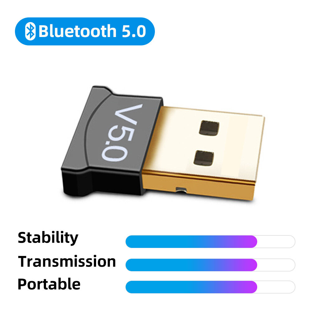 【Alien Data】bộ Chuyển Đổi Usb Bluetooth 5.0 Cho Máy Vi Tính Máy Tính Mini Chuyển Tập Tin Âm Thanh Dongle Thụ Thể USB Bộ Phát Bluetooth 5