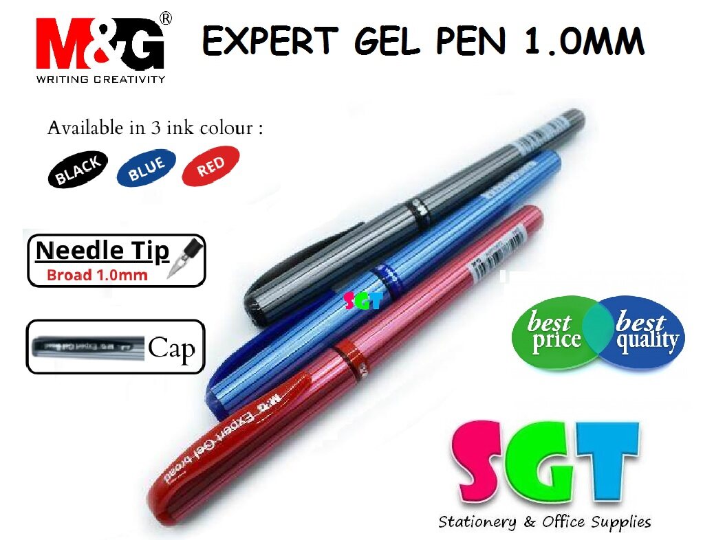 M&G Expert Stick Gel Pen 1.0mm (AGP13672) Lazada