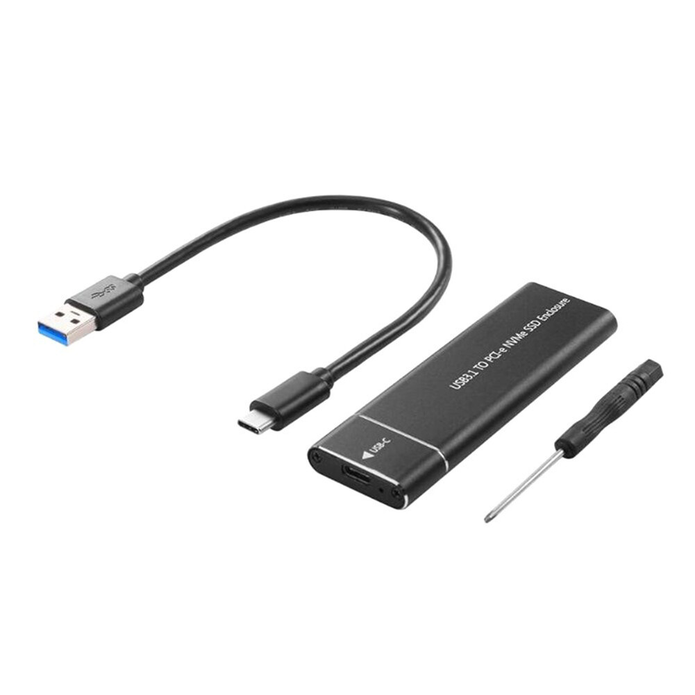 M.2 NVME Mobile Hard Disk Box Case USB3.1 HDD Enclosure Laptop Accessories