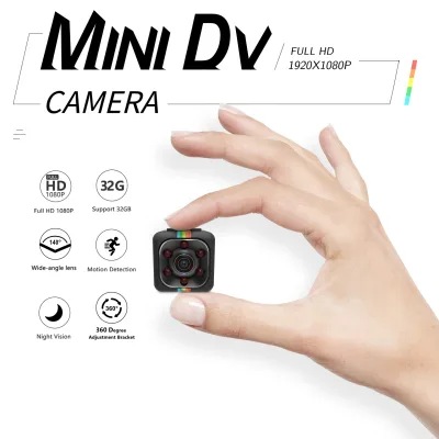 【Ready Stock】Mini Hidden Camera Portable Small HD Nanny Cam 1080P/720P & Motion Detection &Night Vision Perfect Indoor Covert Security Camera for Car Drone Office cctv camera