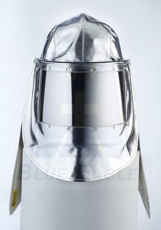BLUE EAGLE Flip-Up Aluminized Visor | Heat Reflection | Thermal Radiation Heat Resistance | Heat Reflection Flip-Up Aluminized Visor | AL19 | Standards: EN407, EN388