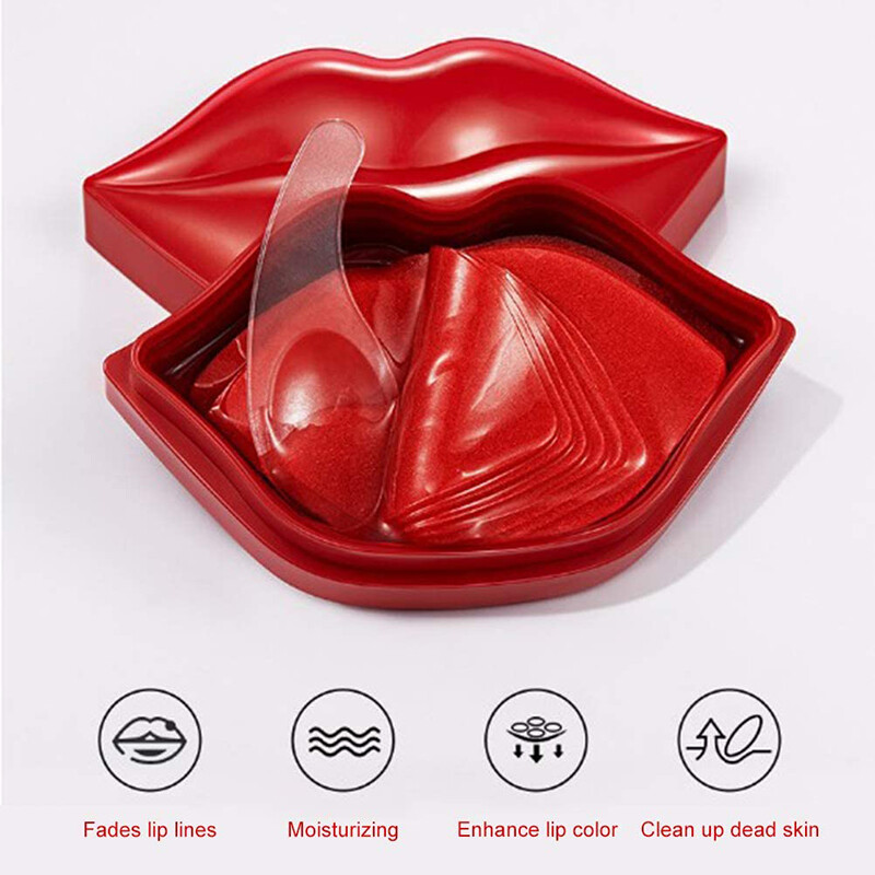 BEAUTYBIGBANG 20Pcs/box Sleeping Lip Mask, Moisturizing, Anti-drying, Fading Lip Wrinkles, Lip Care, Autumn and Winter Skin Care, Lip Mask