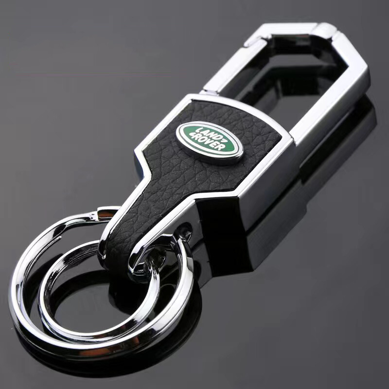 High quality Alloy Leather for Land Rover keychain car motorcycle key holder Fashion Men Women Creative Keyring Gift Range Rover Range Rover Sport Discovery Defender 110 LR3 Defender 90 Freelander2 Discovery 4 Range Rover Evoque