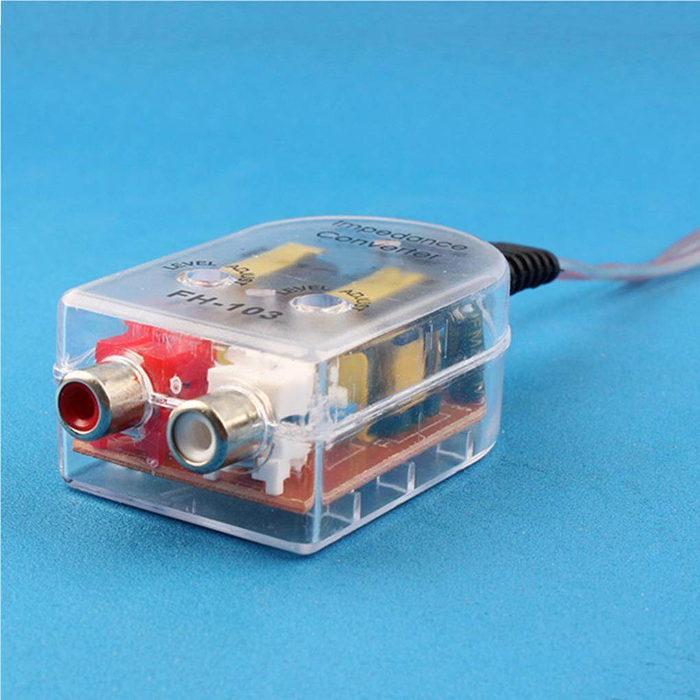 Car High-To-Low Audio Converter Truck Auto Amplifier Conversion Replacement