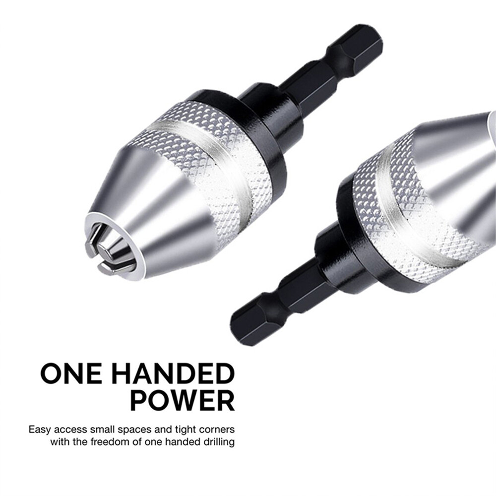 Electric drill adapter keyless drill chuck hexagonal handle electric motorcycle chuck accessories