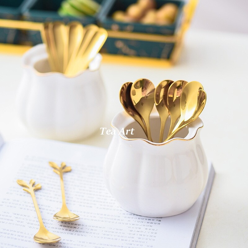 Bắc Âu Ánh Sáng Sang Trọng Nĩa Ăn Trái Cây Và Trái Cây Chèn Set Sáng Tạo Thép Không Gỉ Thời Trang Hộ Gia Đình Nĩa Tráng Miệng Bánh Ngã Ba
