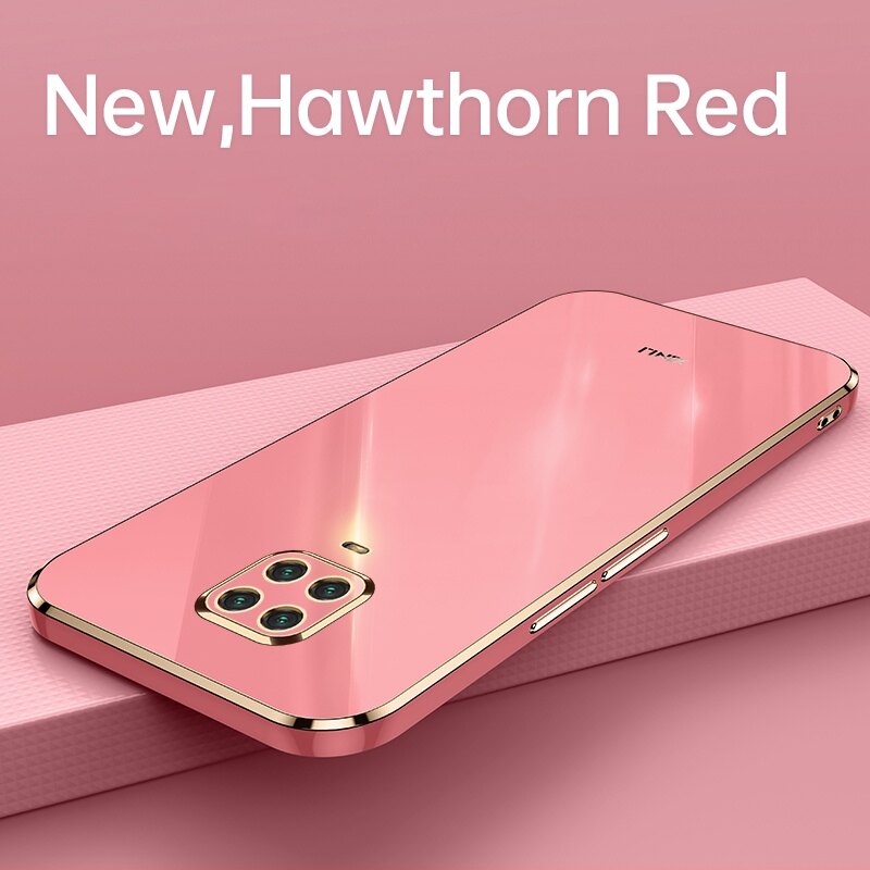 Xiaomi Redmi Note 9s Case Shockproof Soft Silicone Electroplating Back Cover Case Redmi Note9s Phone Casing