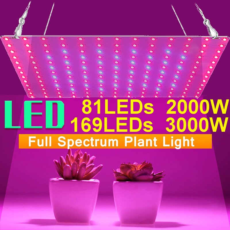 Cherrya 3000/2000W LED Plant Grow Light Full Spectrum LEDs Adjustable