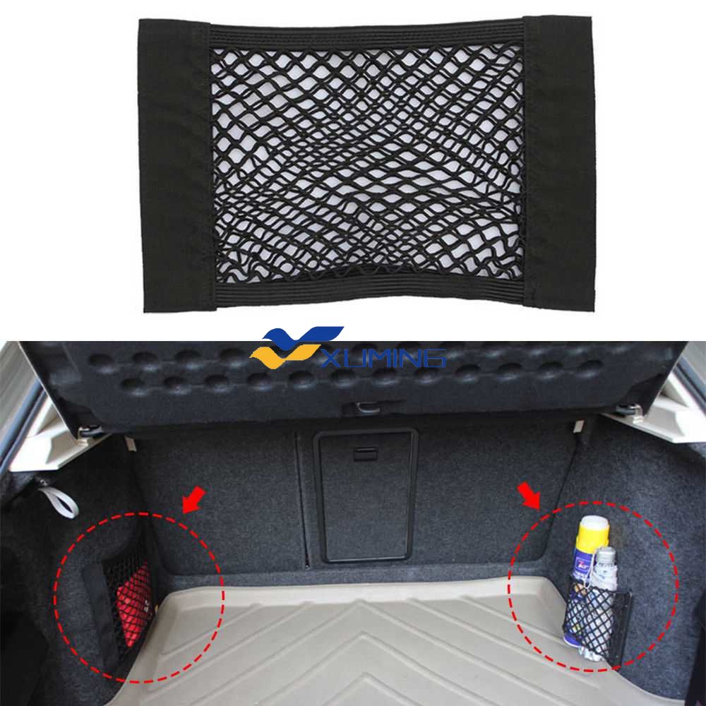 Xuming for volkswagen vw passat b6 b7 b8 golf 6 golf 7 mk6 mk7 polo jetta mk6 mk7 car boot trunk seat back elastic storage net
