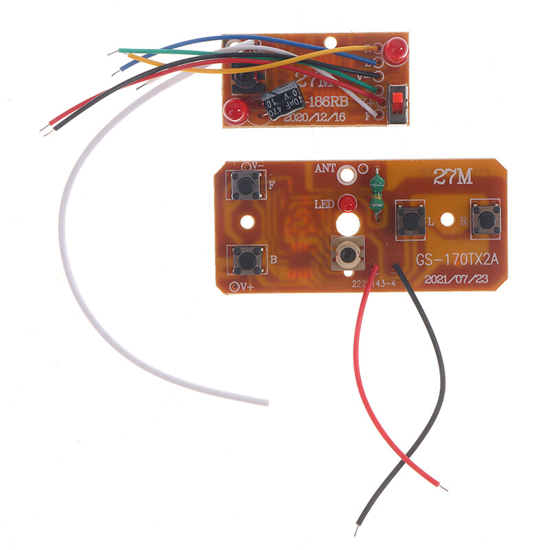 4ch remote control 27mhz circuit pcb transmitter receiver board for rc car