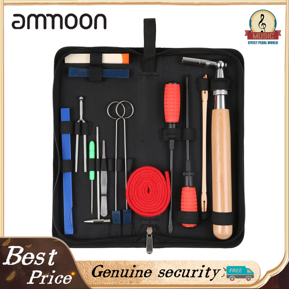 Piano Tuning Kit With Tuning Fork, Wrench, Mutes & Bag – Professional Tools For Beginners & Tuners