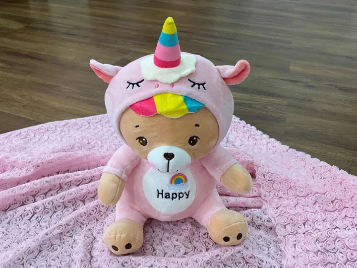 happy unicorn doll