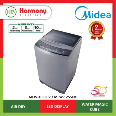 MIDEA 10.5kg Fully Automatic Washing Machine MFW-1055CV (Mesin Basuh) 洗衣机