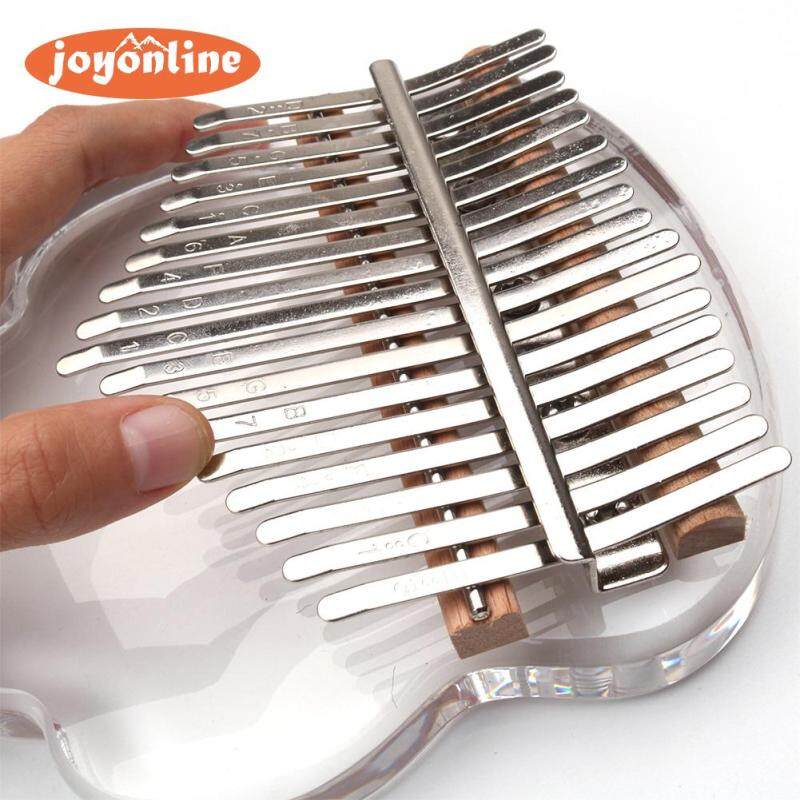 Đàn Kalimba Piano Ngón Tay Trong Suốt 17 Phím Với Khăn Lau Quy Mô