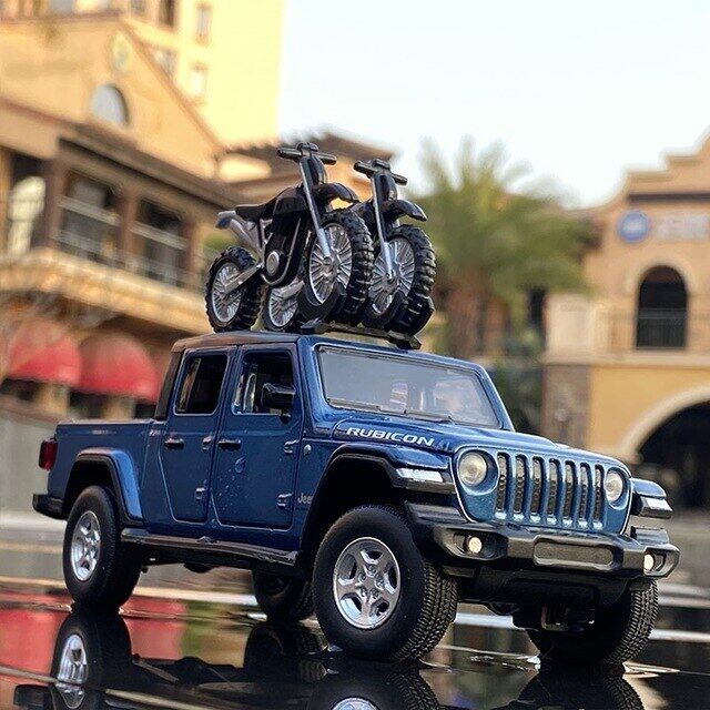 1:32 jeep wrangler, mô hình xe bán tải hợp kim kiểu đấu sĩ xe kim loại đúc, mô hình đồ chơi xe hơi bộ sưu tập mô phỏng cao quà tặng trẻ em