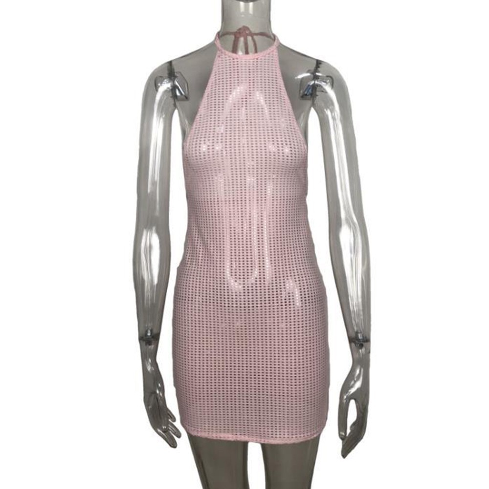 Body Chemise Trasparente Per Donna | Maglia A Rete | Mini Abito Bodycon Per Club E Feste