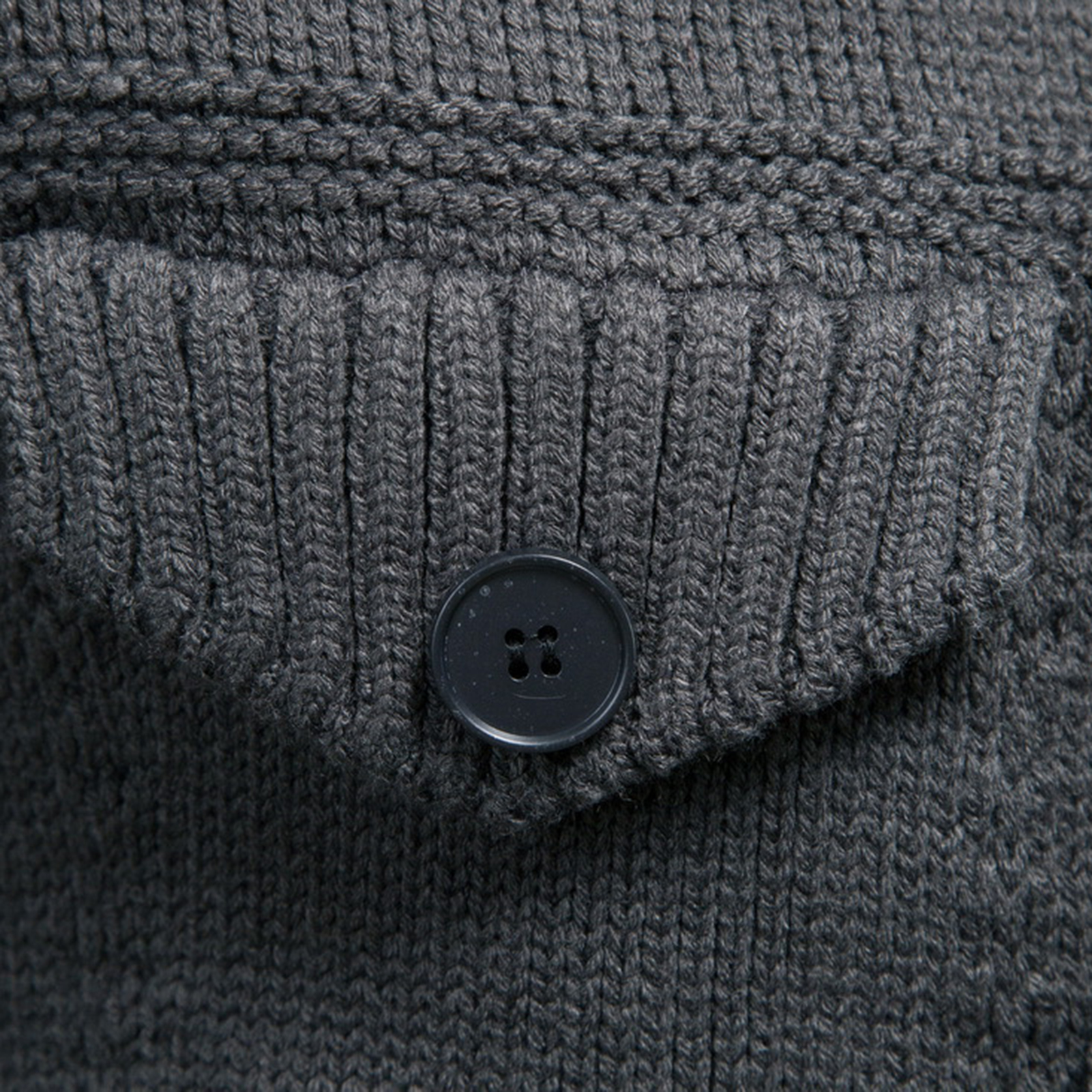 Men Sweater Coat Solid Color Single-breasted Buttons Cardigan Elastic Knitting Turn-down Collar Thick Anti-shrink Spring Coat for Daily Wear Men Jacket Buttons