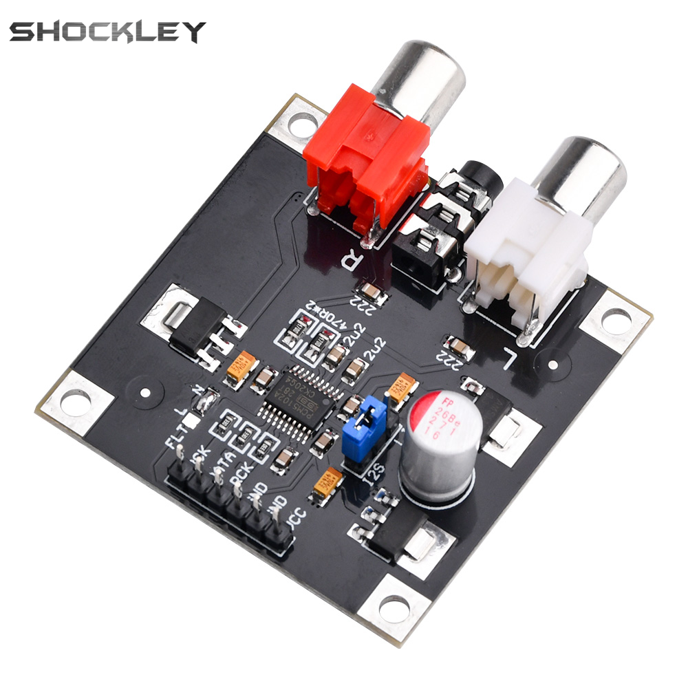 Shockley PCM5102 PCM5102A DAC Decoder Board I2S Input 32Bit 384K for Red Core Player
