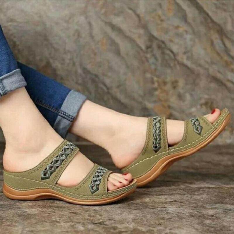 orthopedic premium comfy lightweight leather sandal