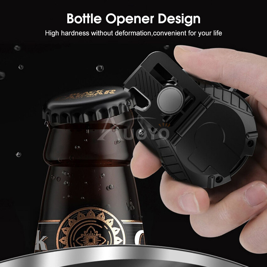 Auoyo Mini Light Portable Cap Light Induction Headlight Multi-Function Lamp Waterproof Work Light USB Rechargeable Flashlight Emergency Lamp for Outdoor Camping Cycling