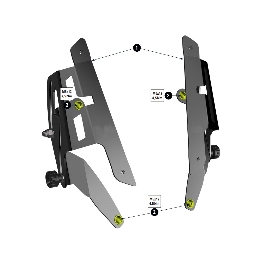 NEW For BMW C400X C 400 X C400 X Motorcycle Windscreen Bracket Adjustable Windshield Stand