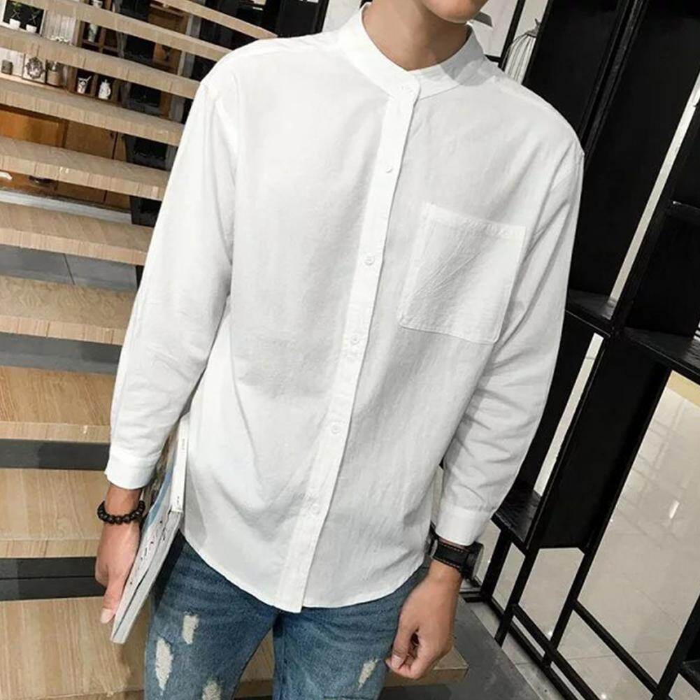Beli Baju Kemeja Lengan Panjang Lelaki Putih Pada Harga Terendah Lazada Com My