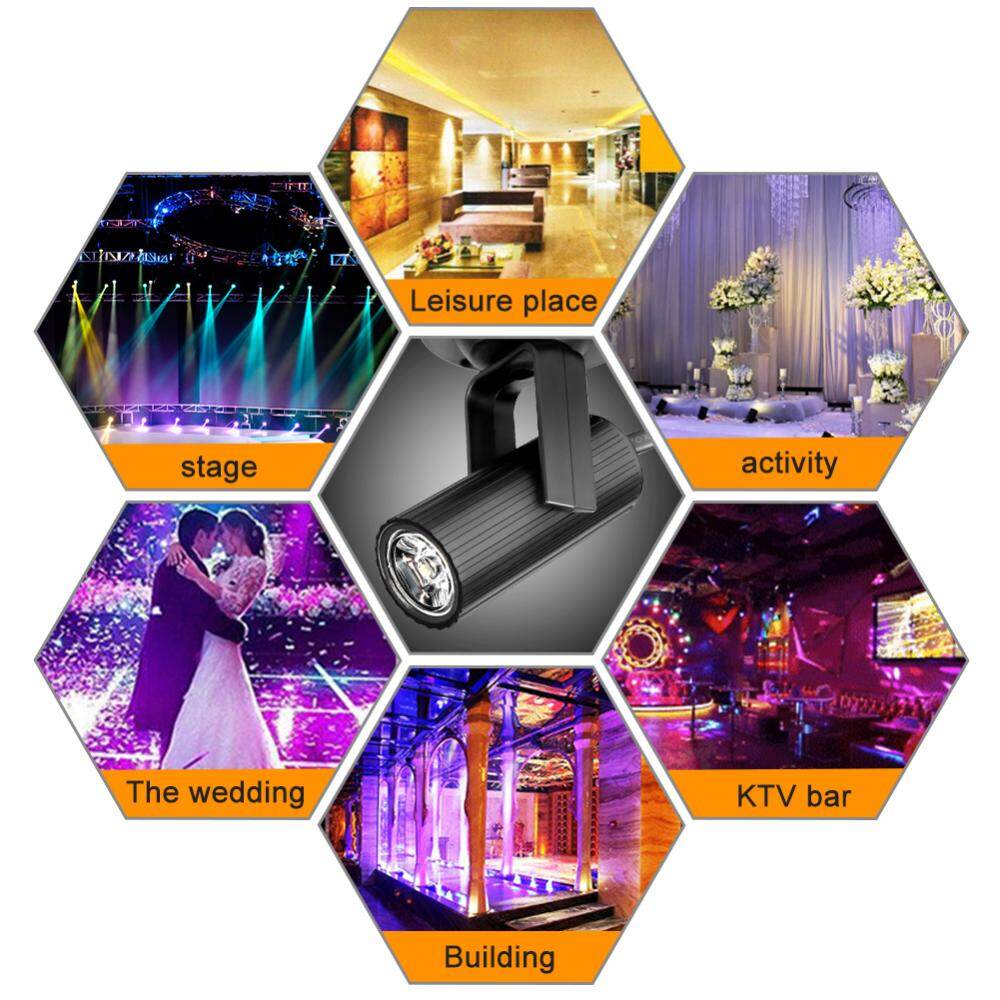 【New Arrival】1W LED Beam Light Spotlight Effect Stage Lighting Lamp for KTV DJ Bar Disco