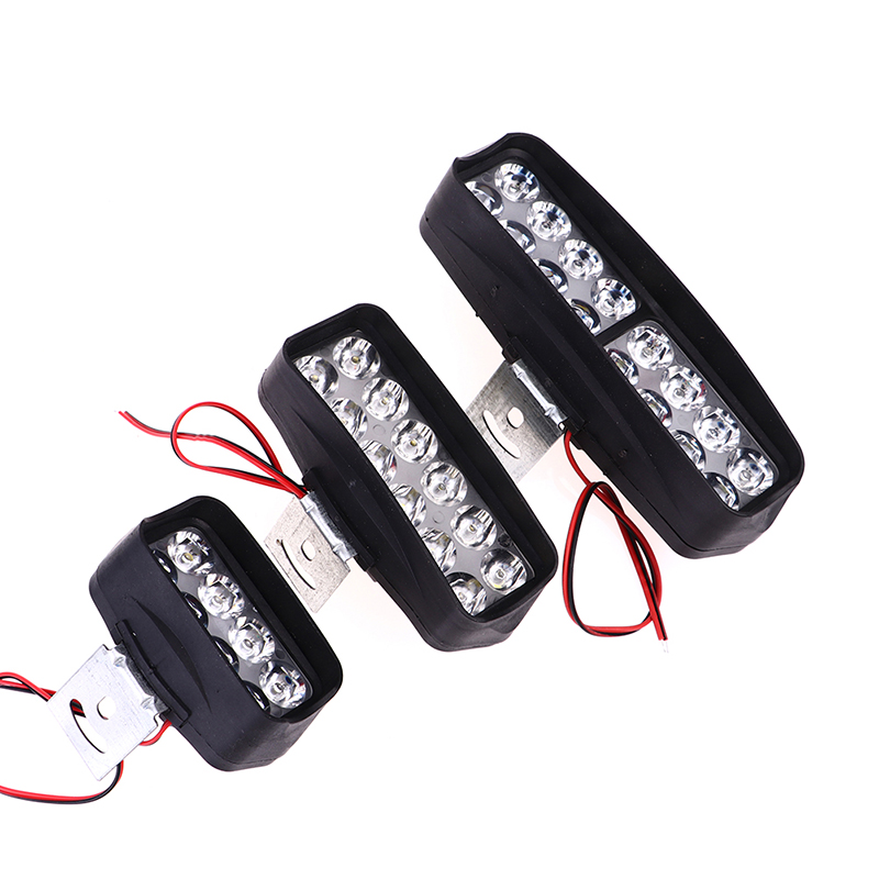 Biรอบ8/12/16LED 12V ไฟหน้ารถ,12V ไฟหน้ารถมอเตอร์ไซด์ LED 6000-6500K ไฟส ...