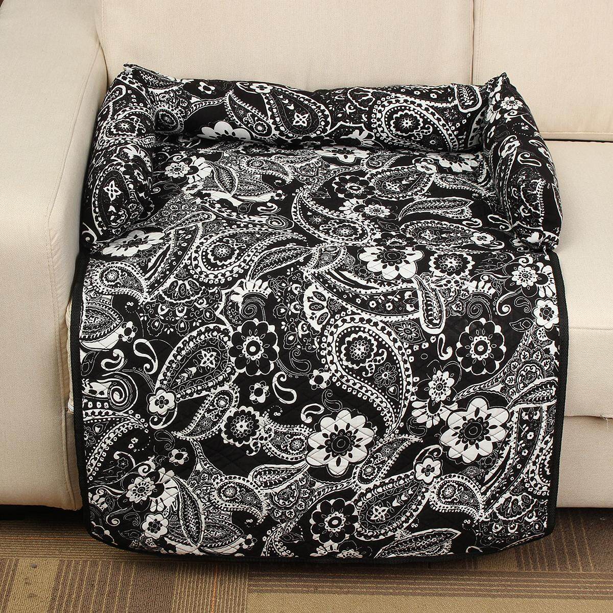 【Free Pengiriman + Flash Deal】pet Anjing Kucing Anak Anjing Matras Hangat Alas Lembut Tidur Bantal Rumah Cover Selimut Hitam Ukuran Sedang